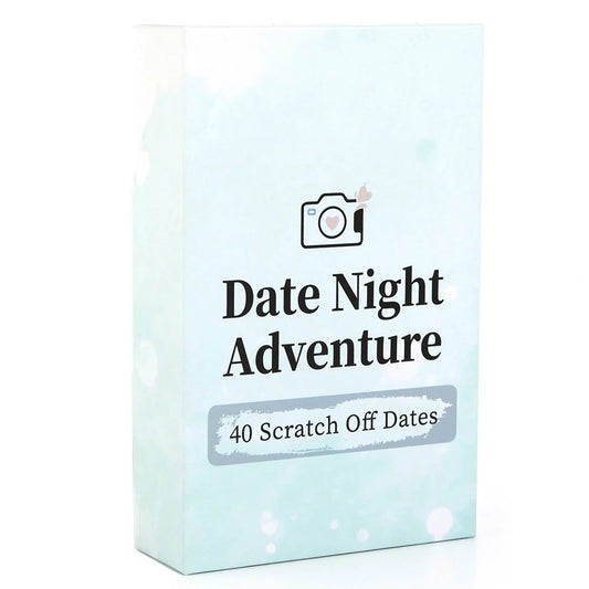 Date Night Adventure - Scratch Off Cards Game, Romantic Couples Gift