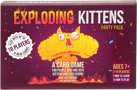 Exploding Kittens Party Pack Card Game for Adults Teens & Kids